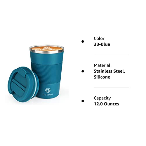 Aquamarine CS COSDDI 12oz Stainless Steel Travel Mug