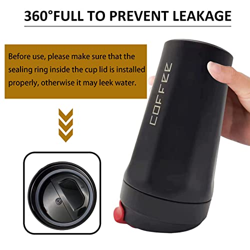 Insulated Travel Coffee Mug-14oz Stainless Steel Vacuum Cup