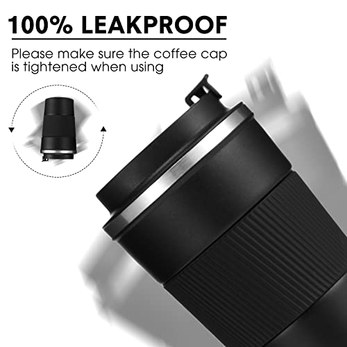 13oz Insulated Stainless Steel Travel Coffee Mug Set