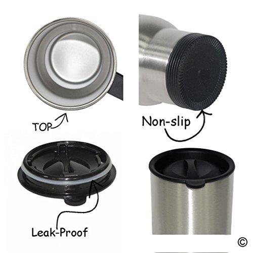 Bold Funny 14oz Travel Coffee Mug Stainless Steel