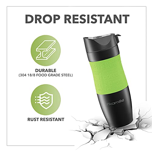 Kamille Stainless Steel Coffee Tumbler - Thermal Insulated
