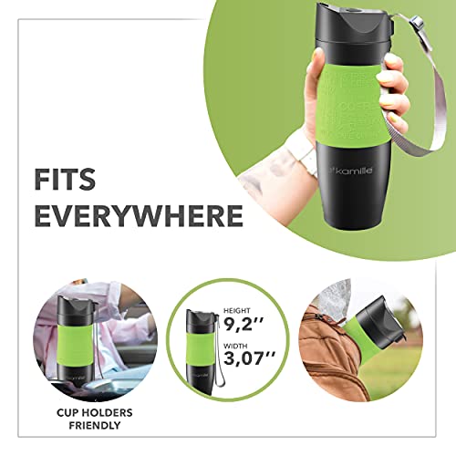 Kamille Stainless Steel Coffee Tumbler - Thermal Insulated