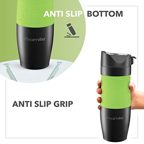 Kamille Stainless Steel Coffee Tumbler - Thermal Insulated