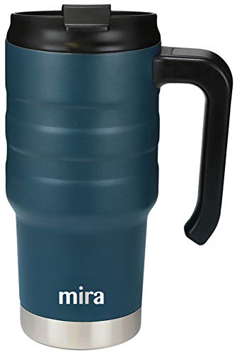 MIRA 20 oz Stainless Steel Travel Car Mug, French Blue