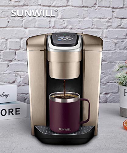 SUNWILL 14 oz Stainless Steel Coffee Travel Tumbler