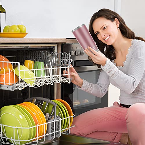 20oz Rose Gold Stainless Steel Coffee Tumbler Mug