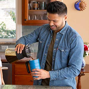 MIRA 20 oz Stainless Steel Travel Car Mug, French Blue