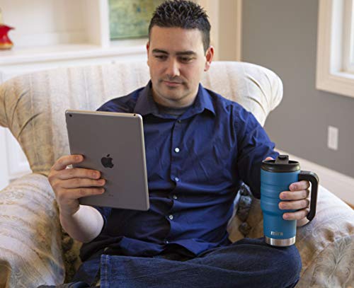 MIRA 20 oz Stainless Steel Travel Car Mug, French Blue