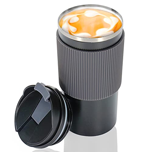 Luck Travel Coffee Mug 16oz - Vacuum Insulated Stainless