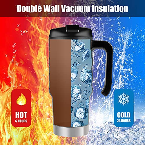 HAUSHOF 24 oz Stainless Double Wall Travel Mug