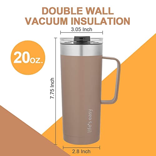 20oz Stainless Steel Double Wall Insulated Travel Tumbler