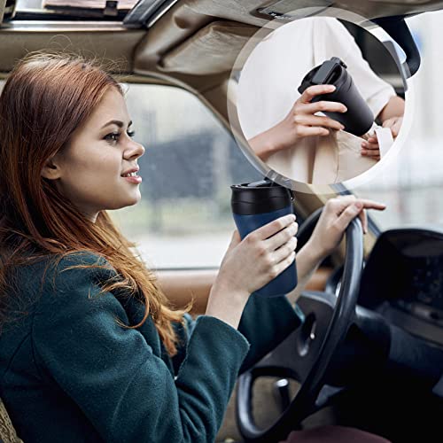 2 Pack Vacuum Insulated Travel Coffee Mugs, 14 oz