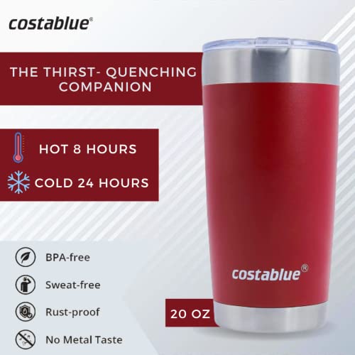 Costablue 20 Oz. Stainless Steel Travel Coffee Mug