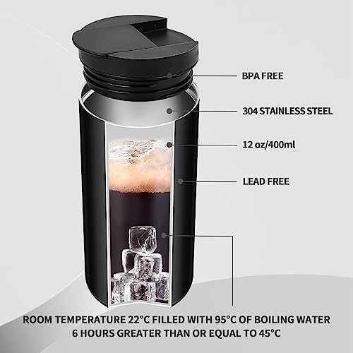 12oz Stainless Steel Travel Coffee Tumbler with Lid