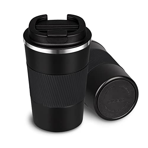 PHREKUDA 12oz Stainless Steel Travel Coffee Tumbler