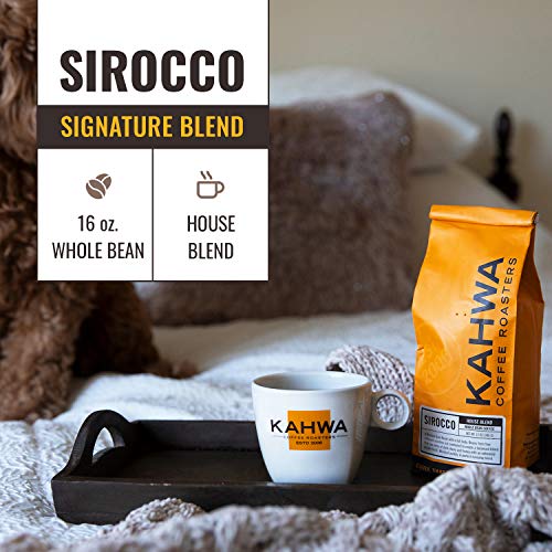 Kahwa Coffee Sirocco Medium Dark Roast Blend, 1lb