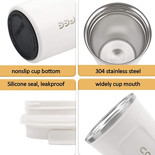 Stainless Steel Travel Mug - Vacuum Insulated 12oz