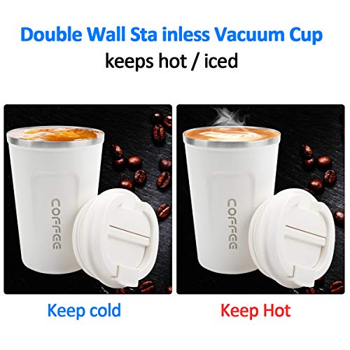 Stainless Steel Travel Mug - Vacuum Insulated 12oz