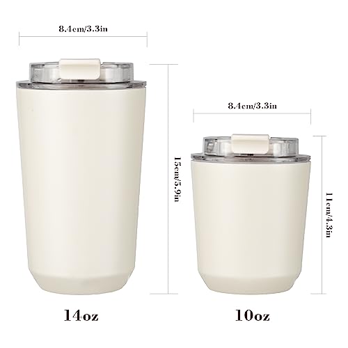 Puraville Insulated 14 oz Stainless Steel Coffee Tumbler