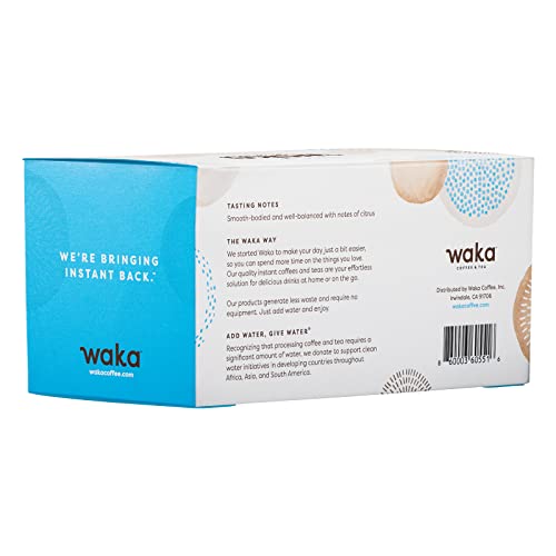 Waka Premium Instant Coffee Medium Roast, 50 Packets