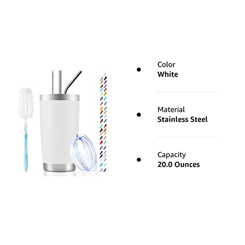 20oz Double Wall Vacuum Insulated Coffee Tumbler Cup