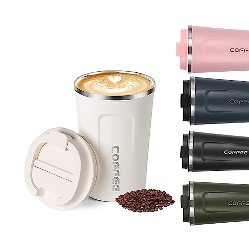 Senshuomy Insulated Travel Coffee Mug with Seal Lid