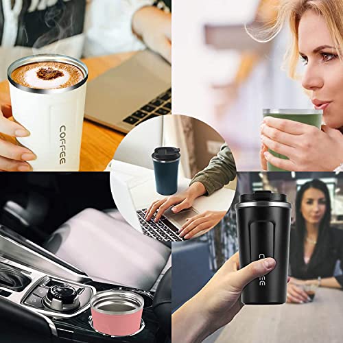 Senshuomy Insulated Travel Coffee Mug with Seal Lid