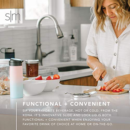 Simple Modern Insulated Travel Coffee Mug | Leakproof Stainless Steel Tumbler Cup | Kona Collection