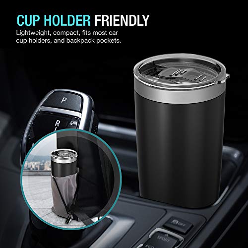Juro 20 Oz Stainless Steel Travel Tumbler - Black