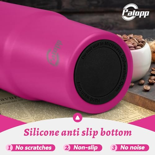 25oz Insulated Stainless Steel Coffee Tumbler Mug (Hot Pink)