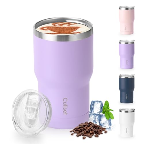 12 oz Insulated Stainless Steel Coffee Tumbler with Lid