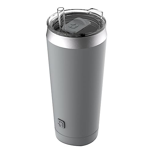 Ello Beacon 24 oz Stainless Steel Tumbler, Grey