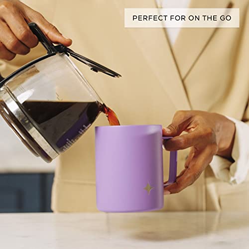 JoyJolt 12 oz Insulated Tumbler with Handle, Lid