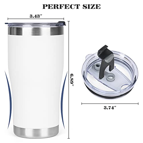 MEZMUT 20oz Stainless Steel Coffee Tumbler with Lid