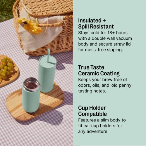 16 oz Carter Cold Travel Mug for Iced Coffee