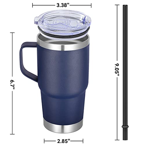 20 oz Stainless Steel Insulated Coffee Tumbler Cup