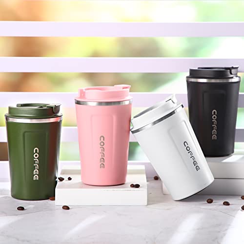 Insulated Coffee Travel Mug Set of 4 Colors