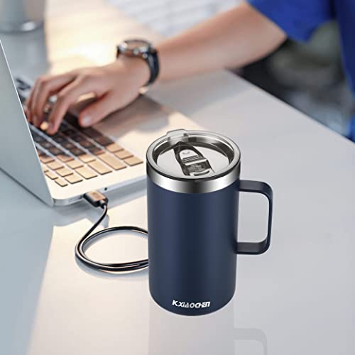 20oz Insulated Stainless Steel Coffee Mug with Lid