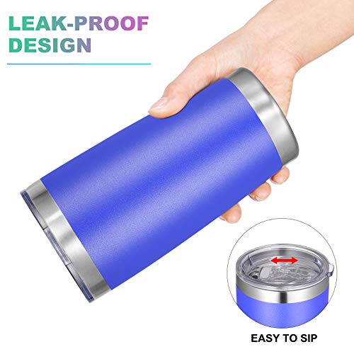 20oz Stainless Steel Tumbler with Lid and Straw