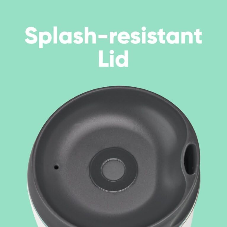 Owala SmoothSip Stainless Steel Coffee Tumbler, 10oz White