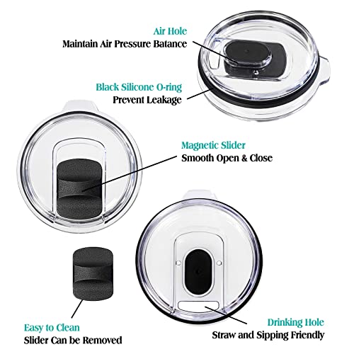 4 Pack 20 oz Magnetic Tumbler Lid for Yeti