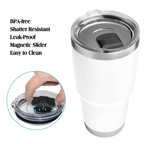 4 Pack 20 oz Magnetic Tumbler Lid for Yeti