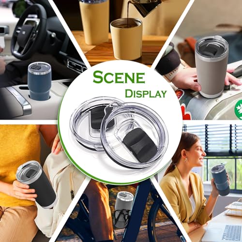 4 Pack 20 oz Magnetic Tumbler Lid for Yeti