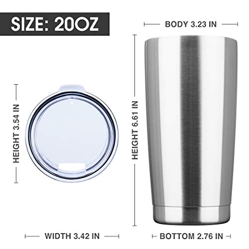 EcoMozz 20oz Stainless Steel Insulated Travel Mug