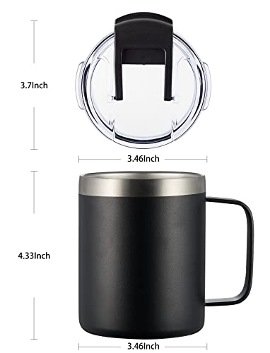 Aloufea 12oz Stainless Steel Insulated Coffee Tumbler