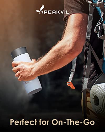 12 Oz Insulated Coffee Mug with Push Button Lid