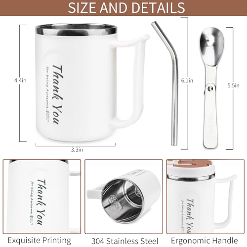 SunKrop Stainless Steel Coffee Tumbler with Accessories