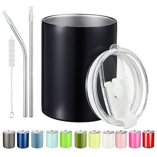 Handleless Insulated Travel Coffee Mug, Double-Walled Stainless Steel Cup