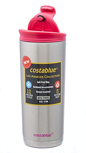 Costablue 16 Oz Stainless Steel Travel Coffee Mug