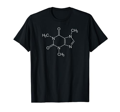 Caffeine Molecule Tee for Coffee Enthusiasts